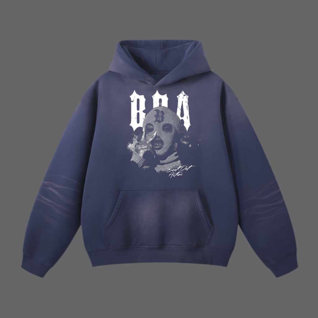 BDA Streetwear Washed Fleece Hoodie