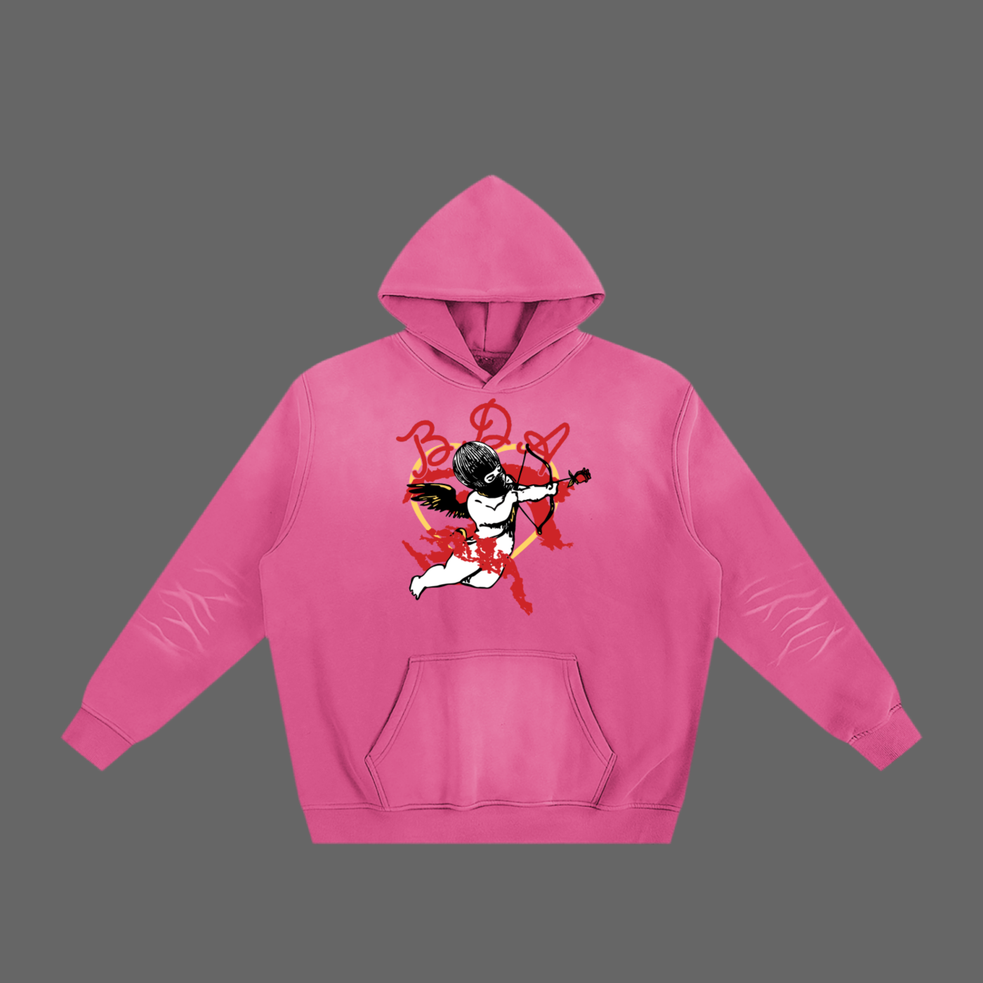 BDA LOVE Pink Hoodie