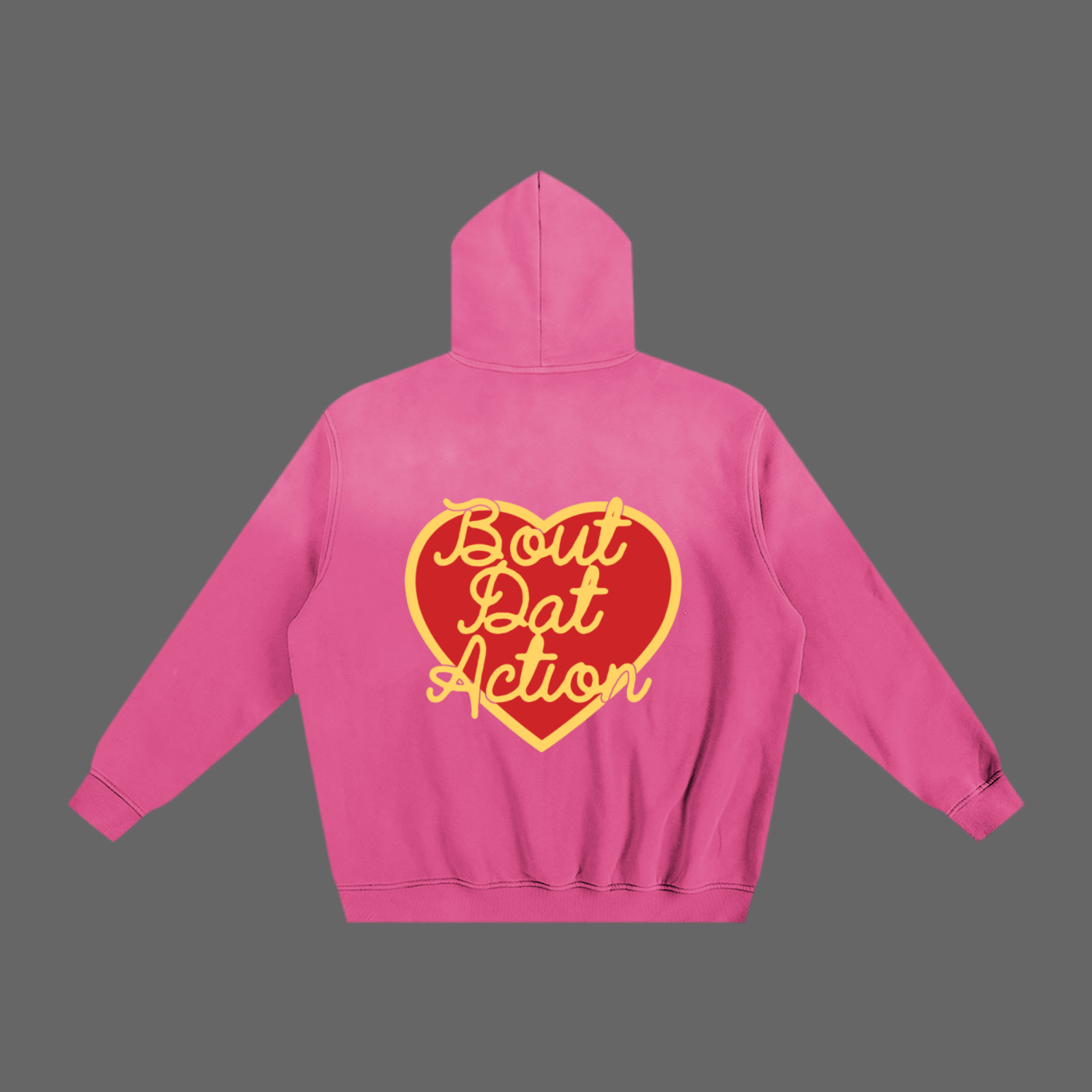 BDA LOVE Pink Hoodie