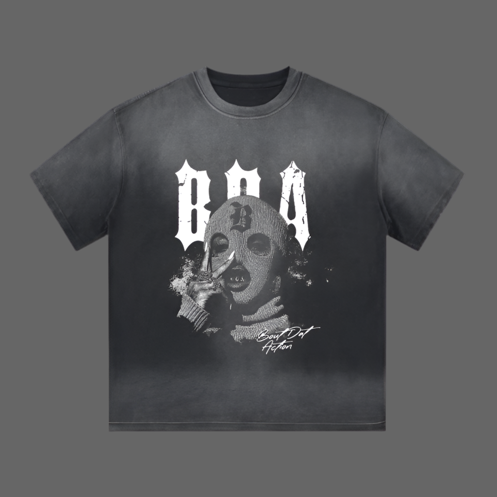 BDA Washed Drop Shoulder Tee