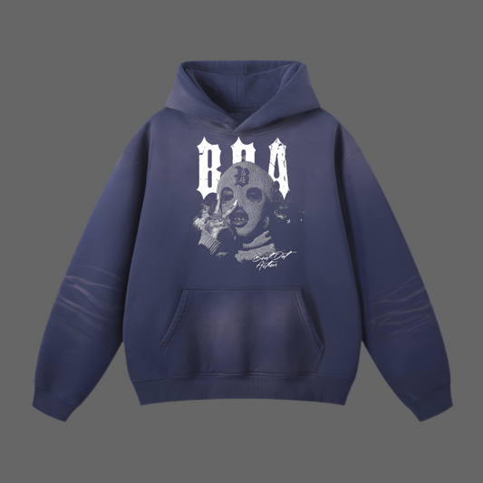 BDA Streetwear Washed Fleece Hoodie