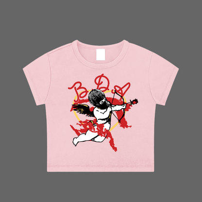 BDA LOVE Women's Cropped Shirt