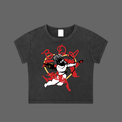 BDA LOVE Women's Cropped Shirt